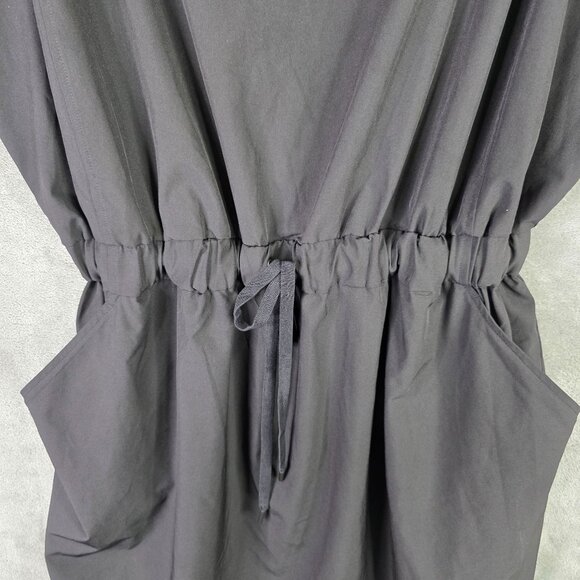 Womens Tek Gear Black Drawstring Waist Sleeveless Dress Polyester Stretch 2X - Picture 3 of 9